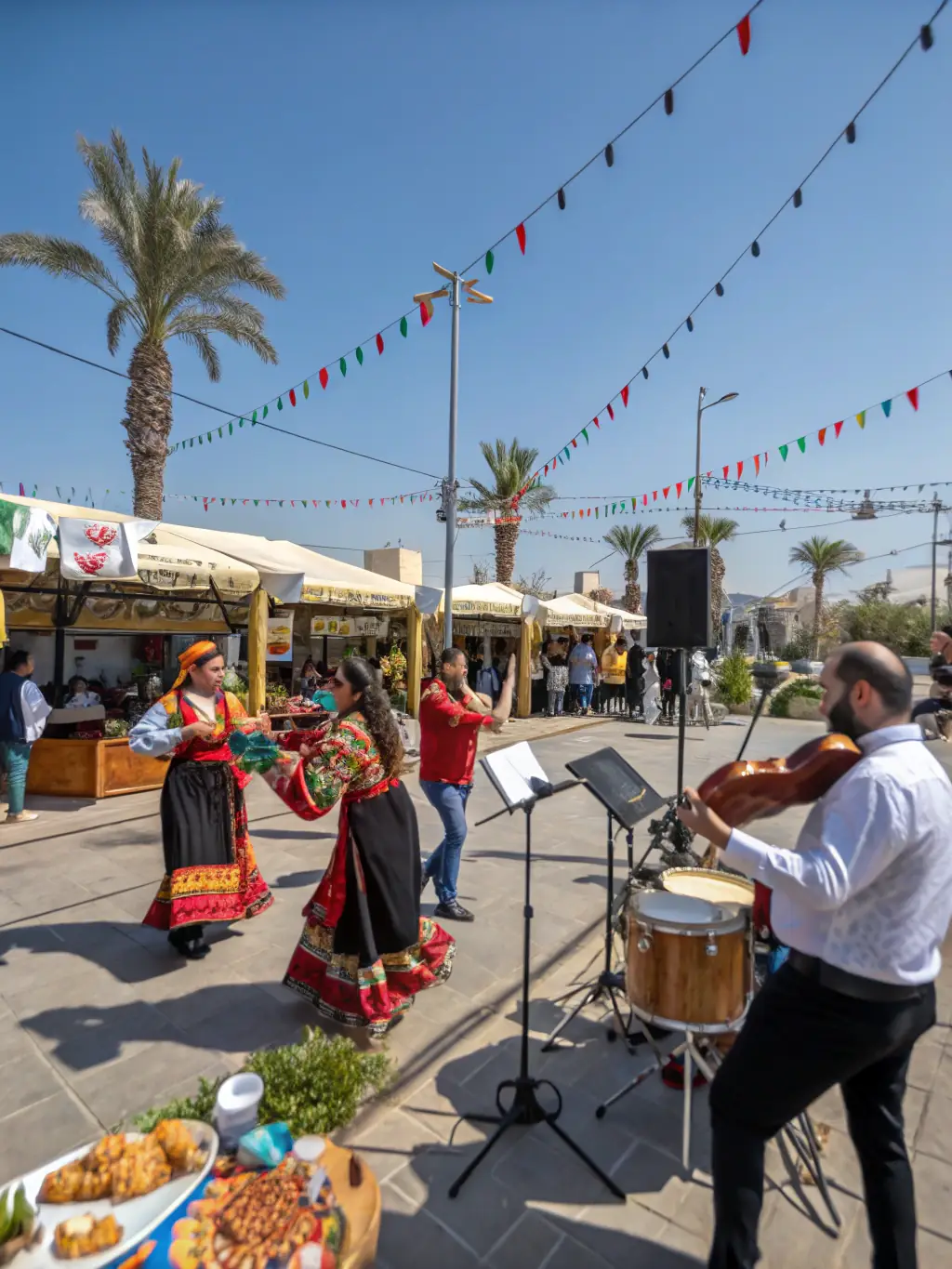 An image of a cultural event held at the mill site, featuring traditional music and local crafts, highlighting the cultural activities.